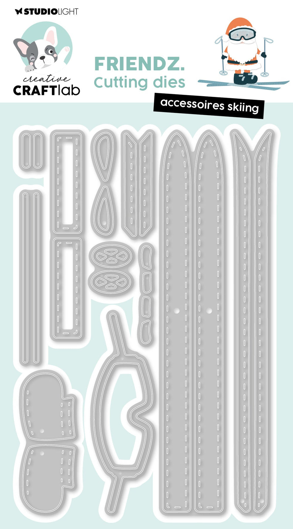 Matrices de coupe CCL Accessoires Skiing Friendz 11 Pcs