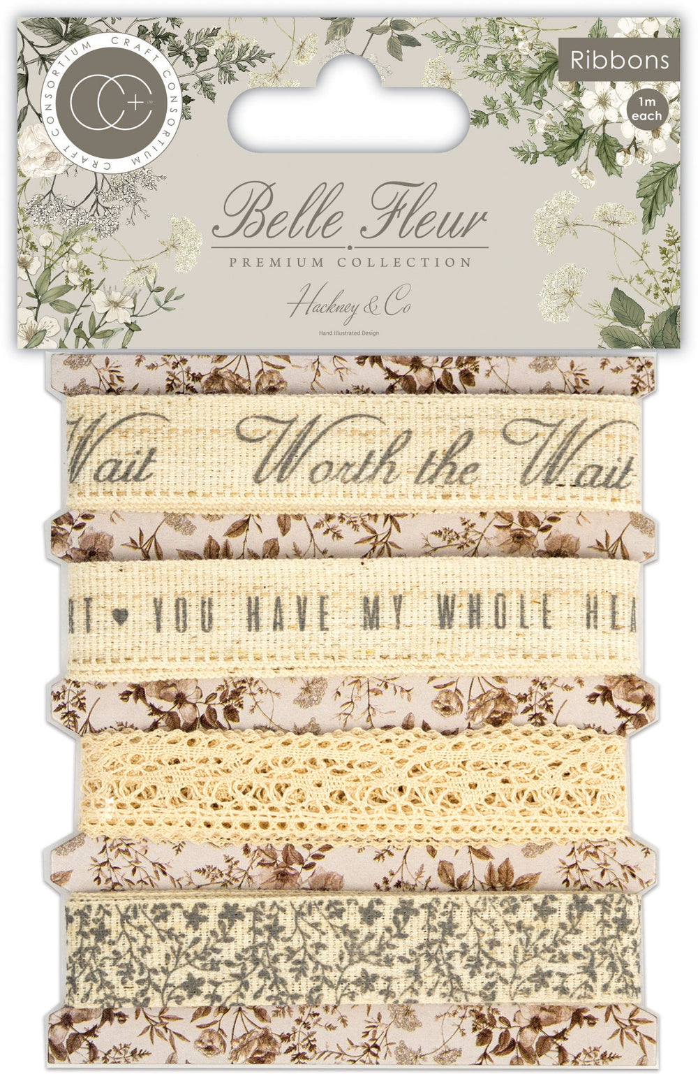 Craft Consortium Belle Fleur - Rubans de dentelle