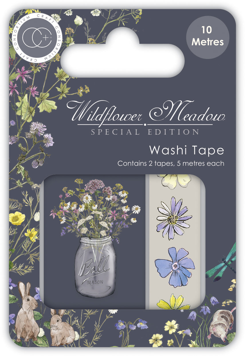 Craft Consortium Wildflower Meadow - SE - Washi — Ecstasy Crafts