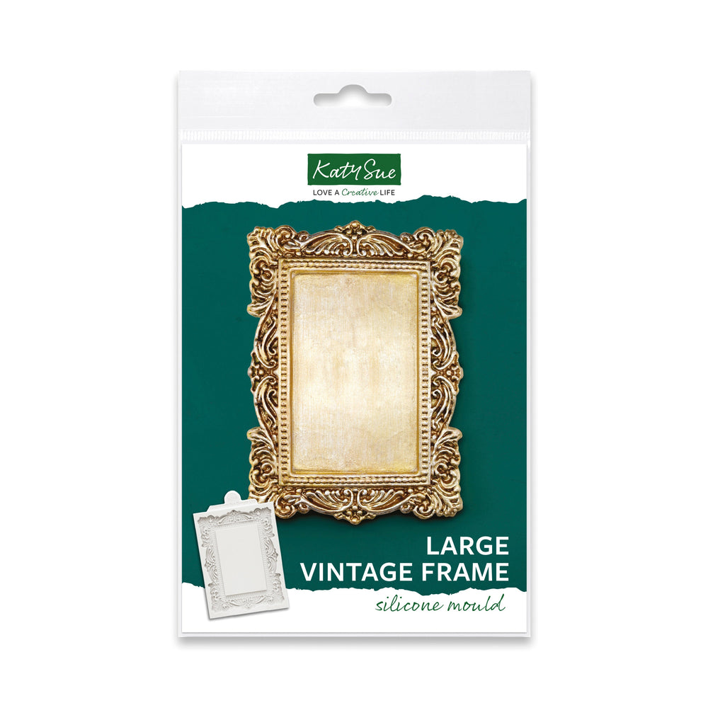 Grand moule en silicone pour cadre vintage