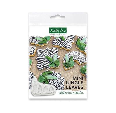 Mini Jungle Leaves Silicone Mould