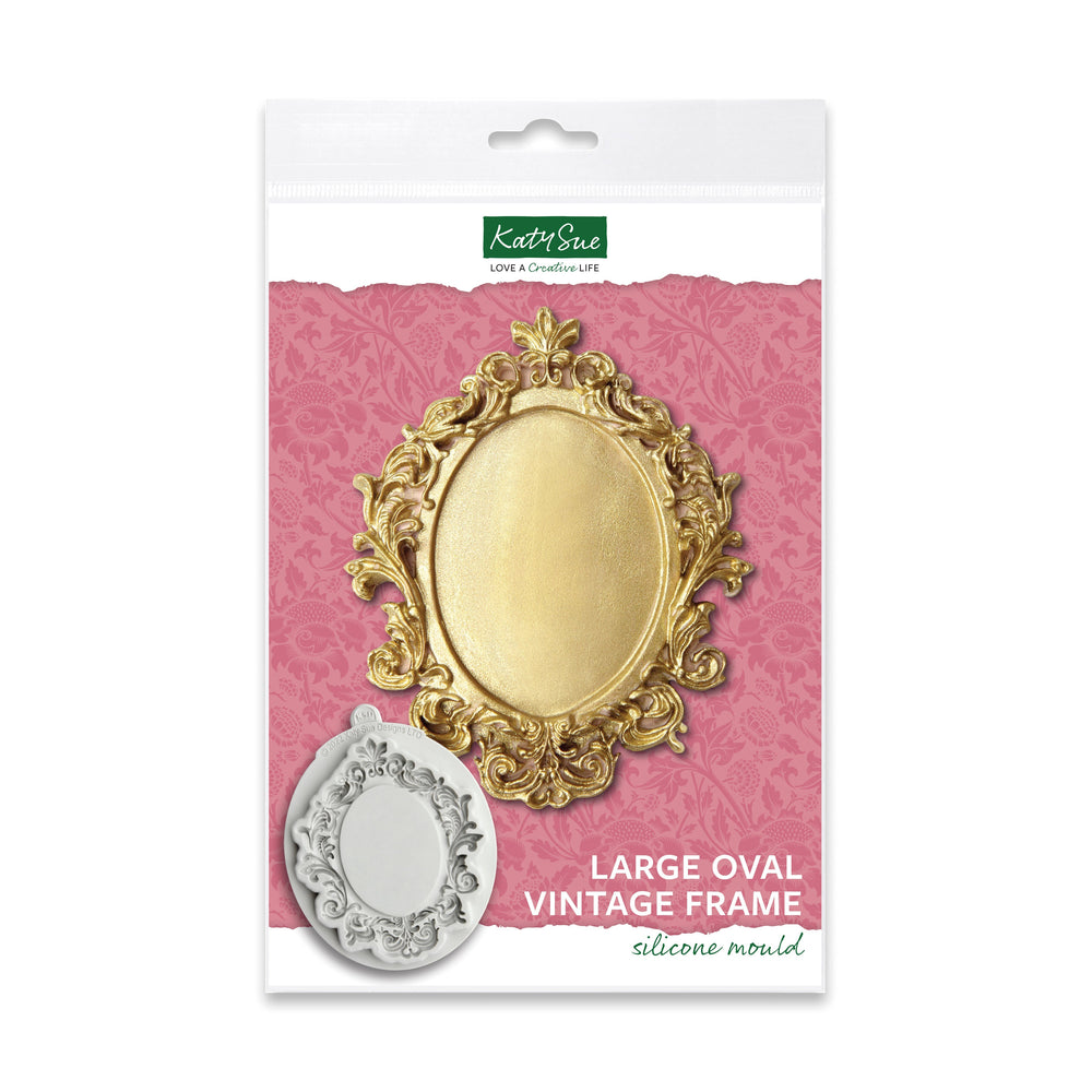 Moule en silicone grand cadre ovale