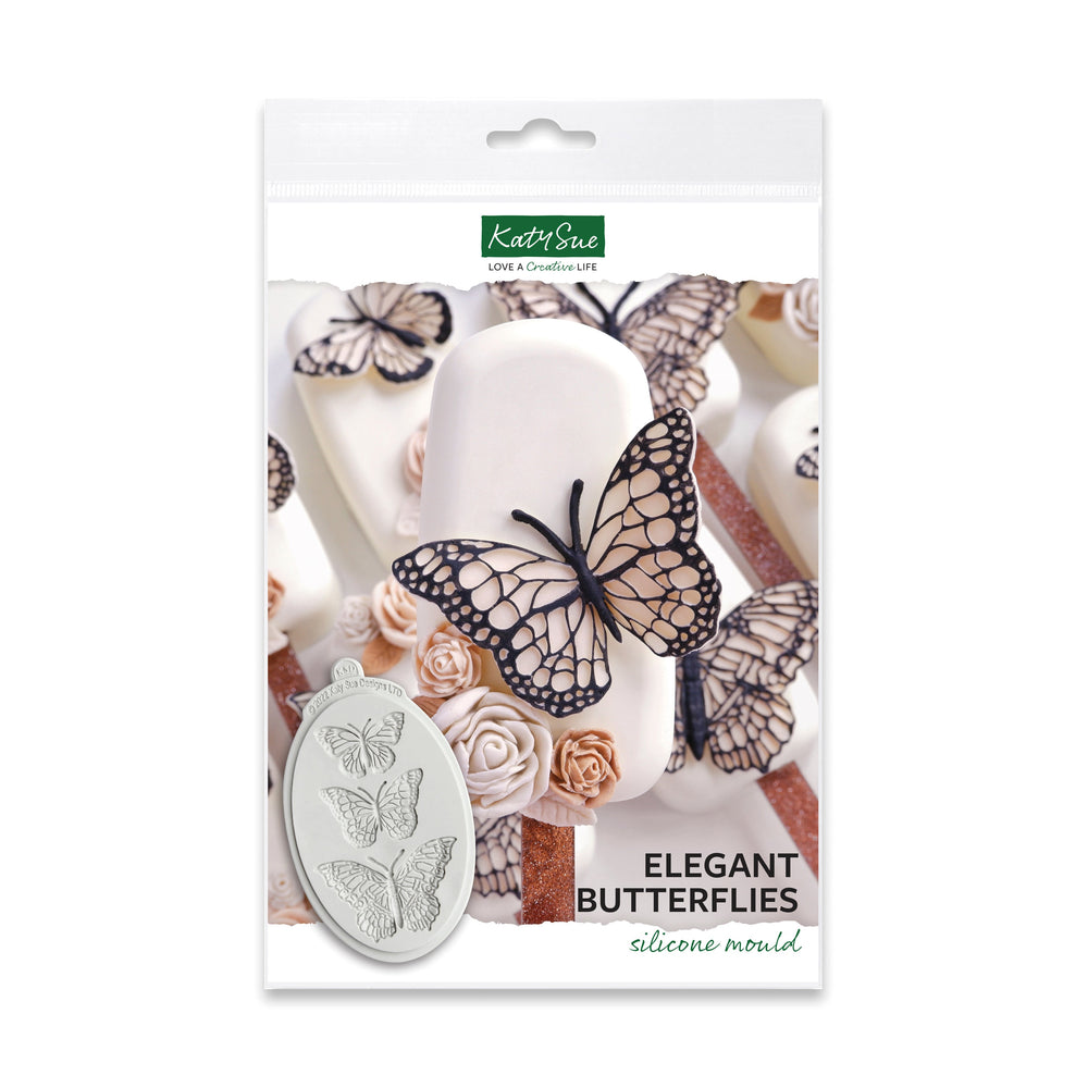 Elegant Butterflies Silicone Mould — Ecstasy Crafts