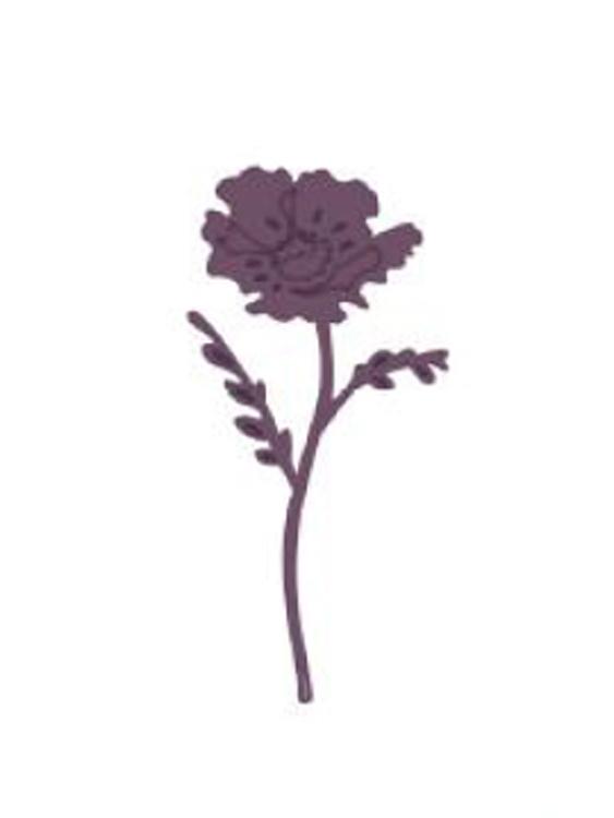Sue Wilson Dies - Collection Finishing Touches - Coquelicot tranquille