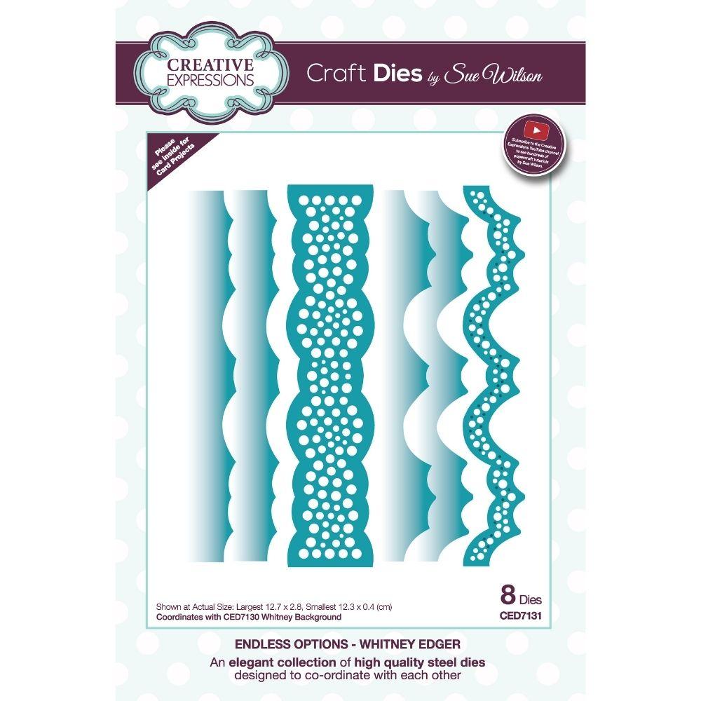 Matrices de découpe Whitney Edger Endless Options de Sue Wilson