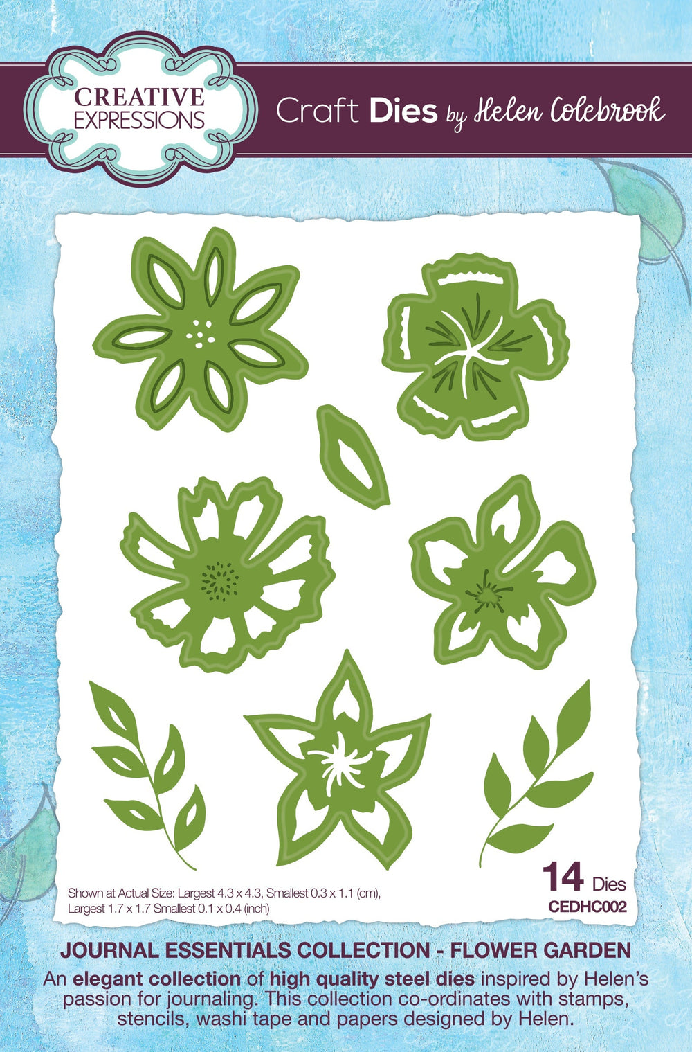 Creative Expressions Matrices de découpe Helen Colebrook Flower Garden