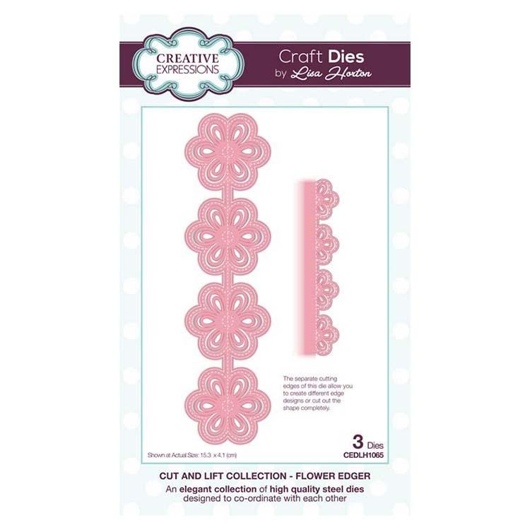 Creative Expressions Matrice de découpe et de levage pour bordure de fleurs Collection