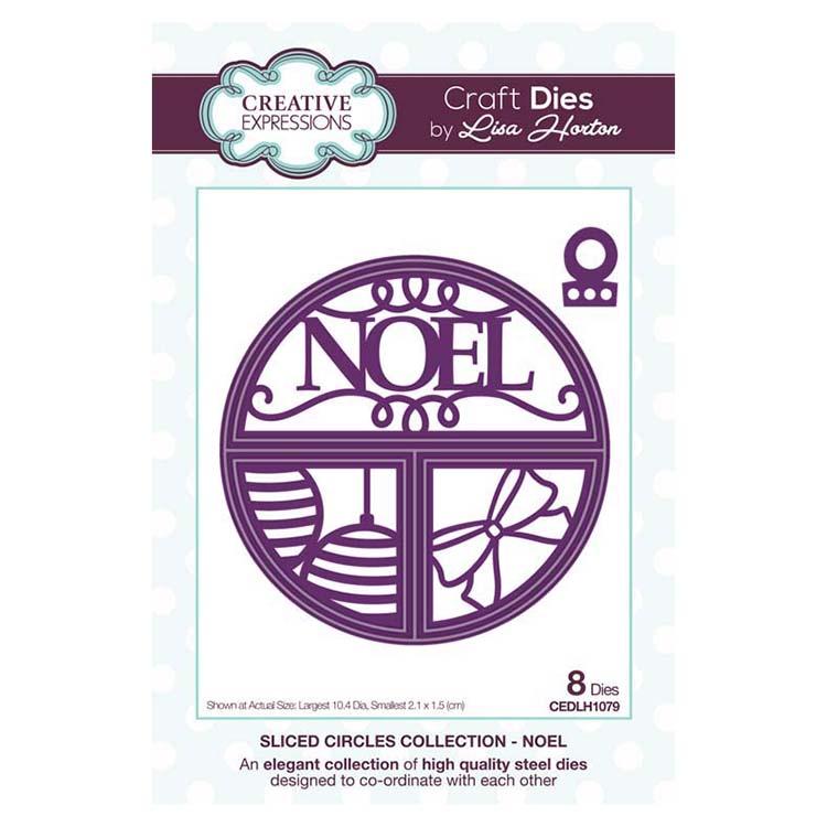 Creative Expressions Split Circles Noel Craft Die — Ecstasy Crafts