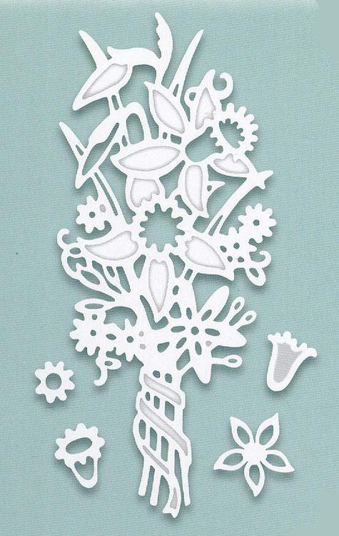 Creative Expressions : Collection Paper Cuts - Bouquet Printemps