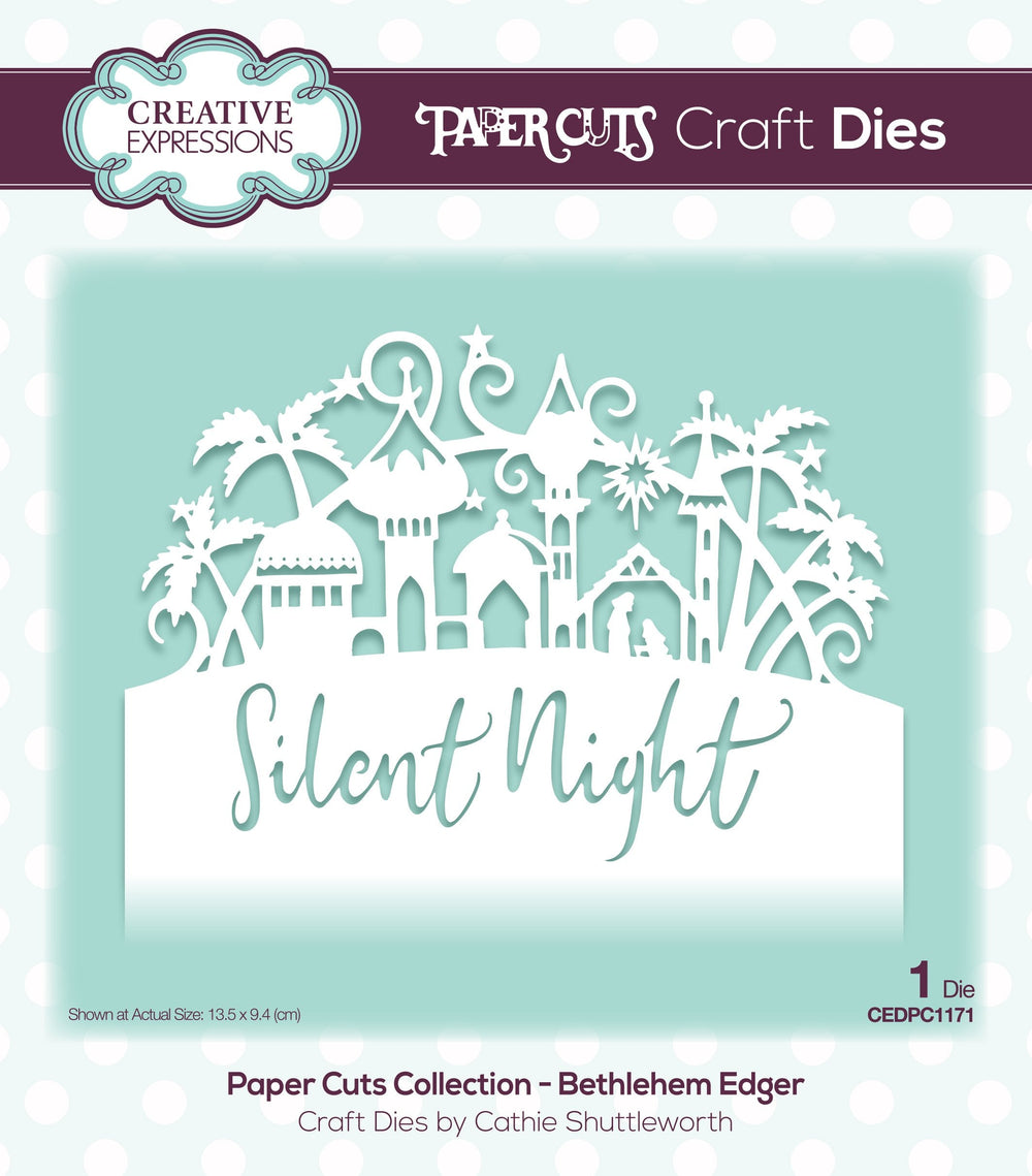 Matrice de découpe Creative Expressions Paper Cuts Bethlehem Edger