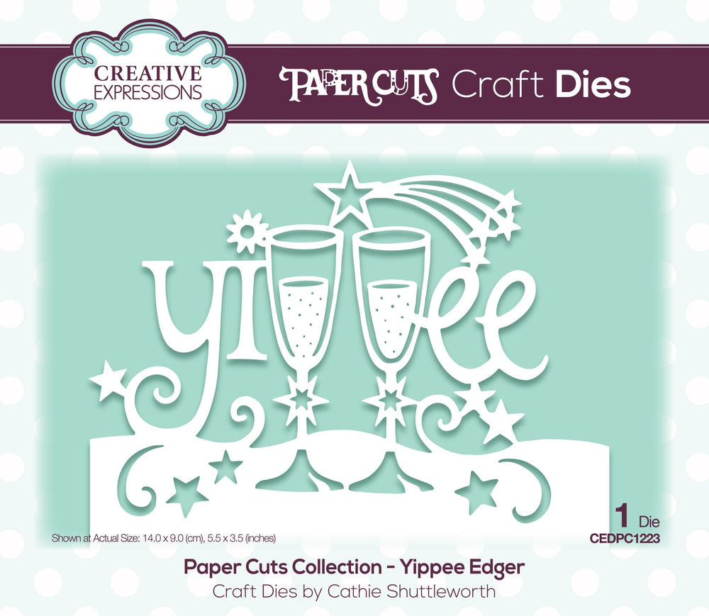 Matrice de découpe Yippee Edger Paper Cuts de Creative Expressions