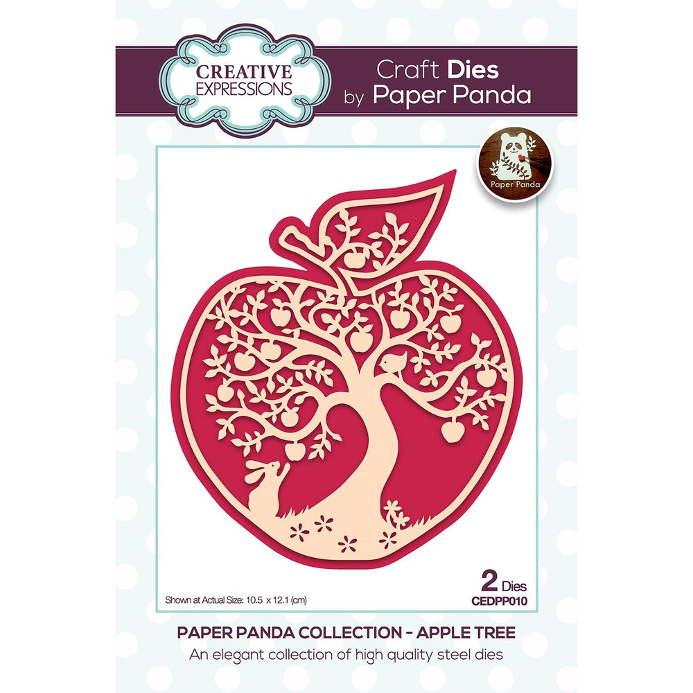 Paper Panda Apple Tree Craft Die — Ecstasy Crafts