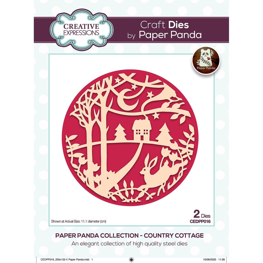 Paper Panda Country Cottage Craft Die — Ecstasy Crafts