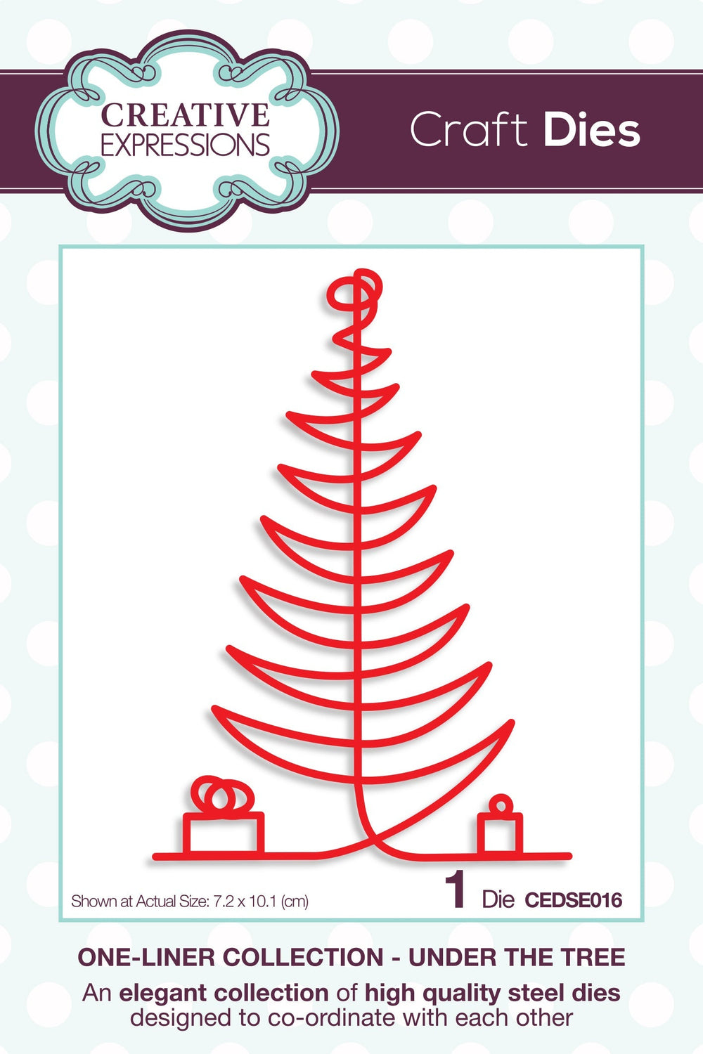 Creative Expressions One-liner Collection Under The Tree Craft Die — Ecstasy Crafts