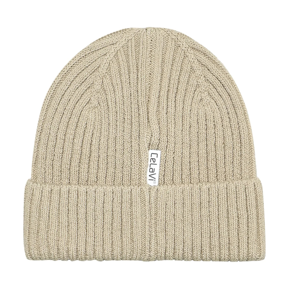 Knit Beanie | Sand | CeLaVi