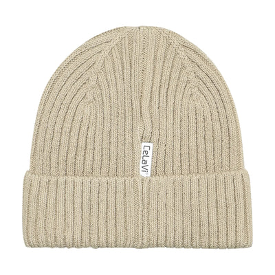 Knit Beanie | Sand | CeLaVi