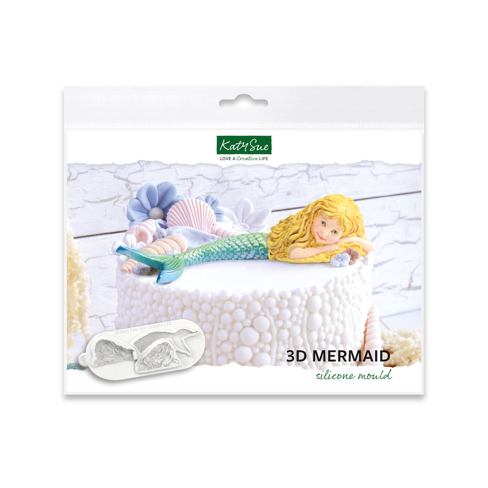 Moule en silicone sirène 3D