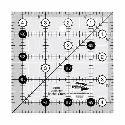 Creative Grids Quilt Ruler 4.5" Square