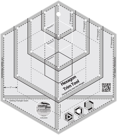 Creative Grids Outil de coupe pour hexagones