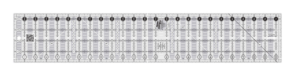 Creative Grids Quick Trim And Circle Quilt Ruler Two 4-1/2in x 24-1/2in — Cottage Quilting Ltd.