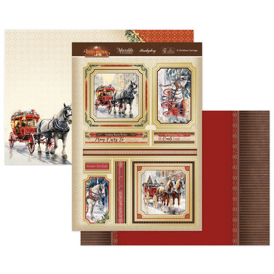Ensemble de décorations de luxe Carrosse de Noël