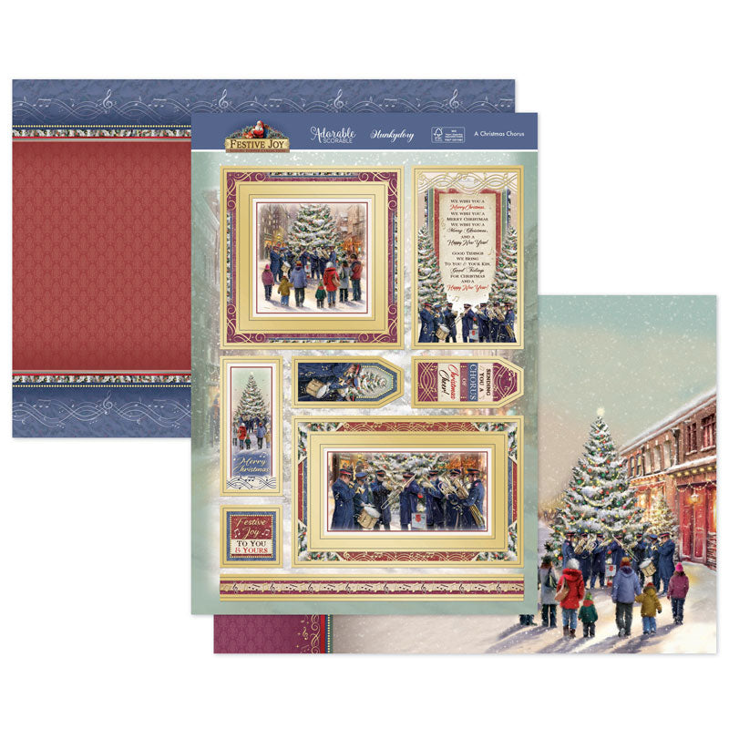 Un Ensemble de Découpes de Luxe Un Chœur de Noël