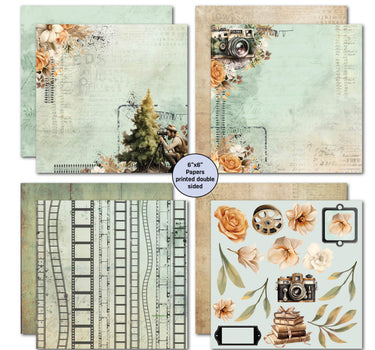 3Quarter Designs Captured Moments 6x6 Paper Pack