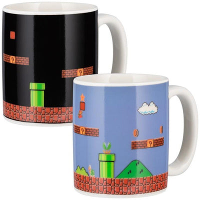 Super Mario Bros Level Heat Change 10 Oz. Ceramic Mug