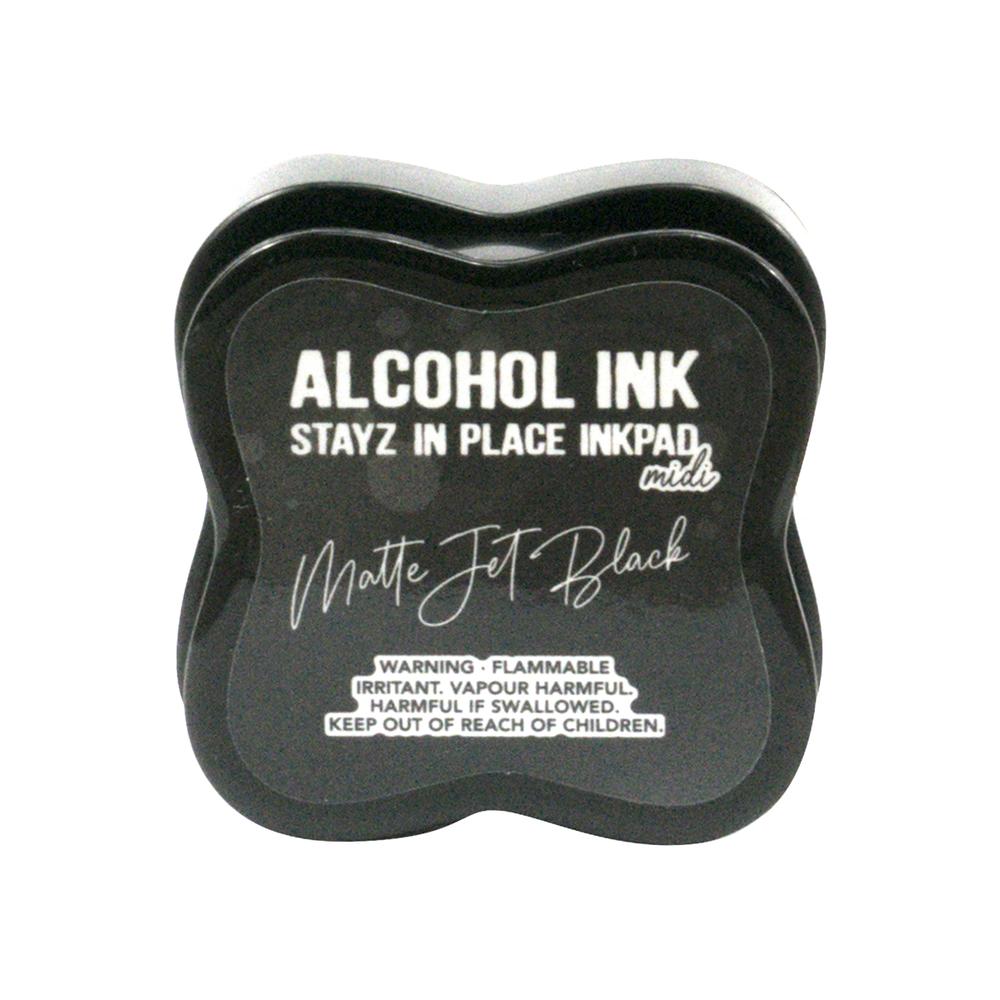 Tampon encreur à l'alcool Midi Noir jais
