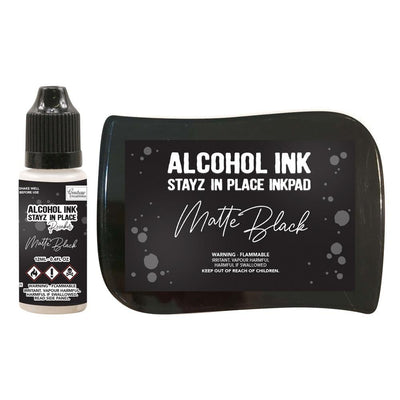 Tampon d'encre à alcool Stayz in Place avec réencreur de 12 ml