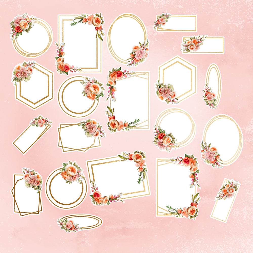 Couture Creations - Elegance Collection - Ephemera - Set 2 - Inc. Foiled Elements (20pc) — Ecstasy Crafts