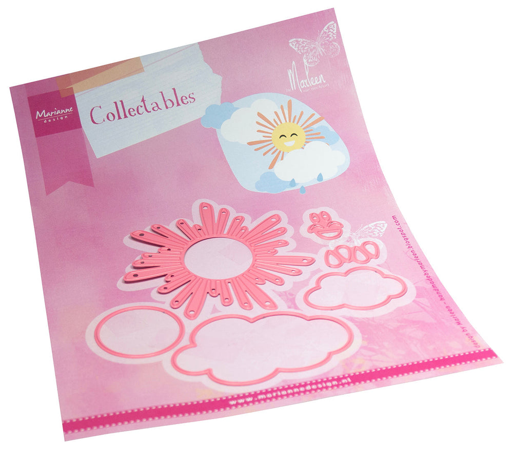 Marianne Design Collectables Die - Soleil et Nuages par Marleen