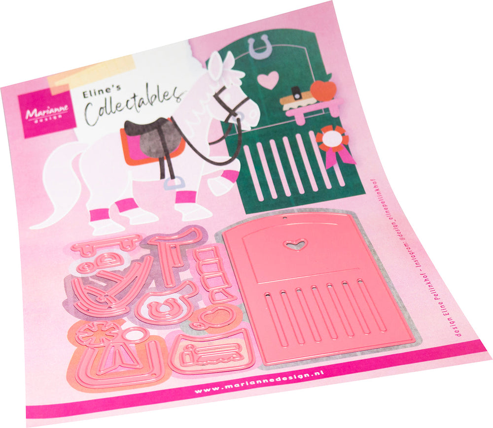 Matrice de découpe Marianne Design Collectables - Accessoires pour chevaux Eline