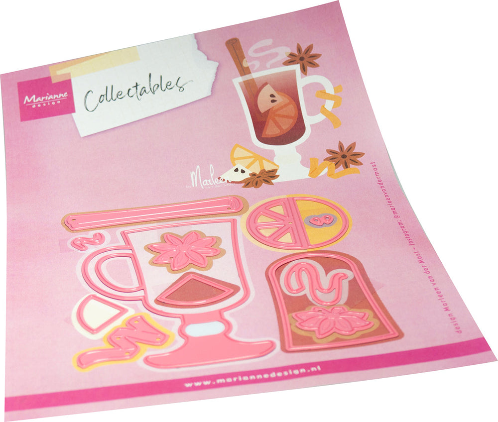 Marianne Design Collectables Die - Vin chaud (Glühwein) par Marleen