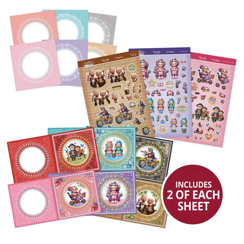 Kit de Cartes à Décopatch "Golden Oldies" Délicieux