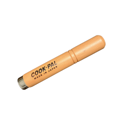 Yoshikawa Cook-Pal Replacement Handle  – Natural Wood Grip (Without Bolt)