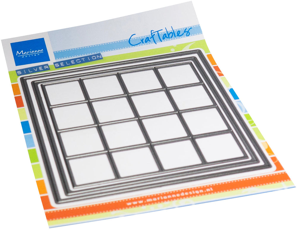 Marianne Design Craftables Die - Pixel Square — Ecstasy Crafts