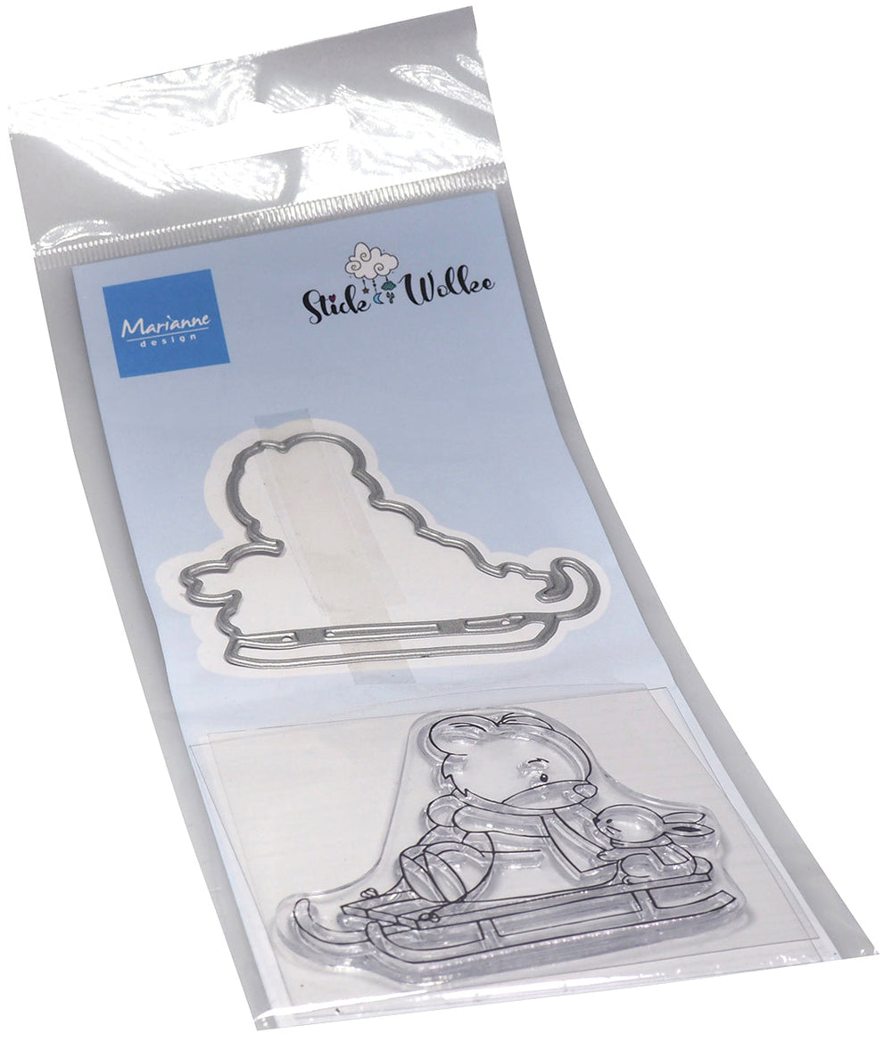 Marianne Design Stamp & Die Set - Bear & Rabbit — Ecstasy Crafts