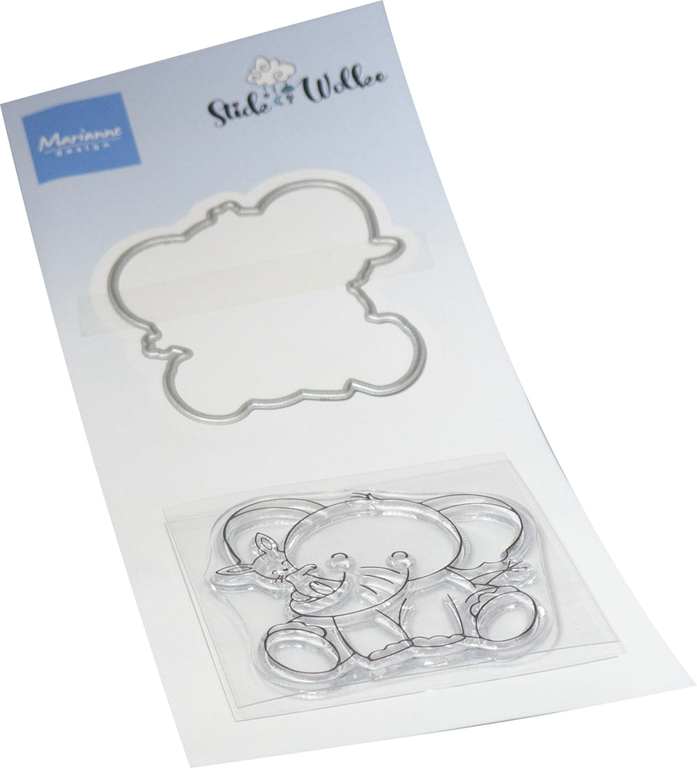 Marianne Design Tampon et Matrices de découpe - Éléphant Câlin