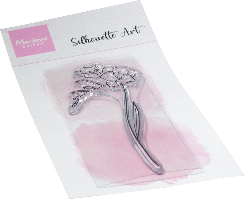 Marianne Design Tampon Transparent - Silhouette Art - Freesia
