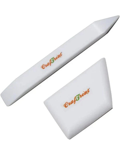 Jeu de plioirs en téflon Craftreat – Grand et Ergo carré – 2 pièces