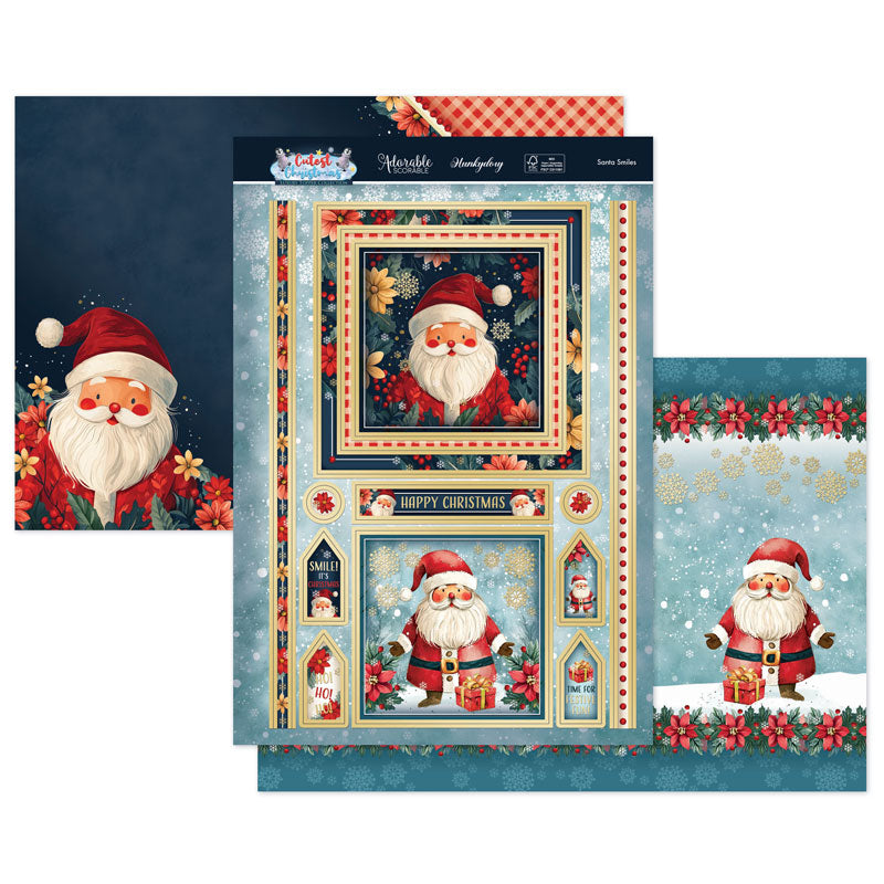 Ensemble de décorations de luxe Sourires du Père Noël