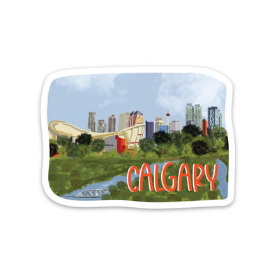 Calgary Skyline Magnet