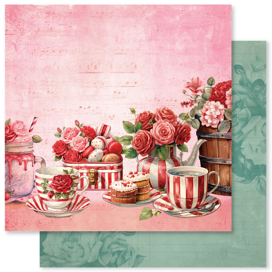 Candy Treats D 12 x 12 Paper (12 pc Bulk Pack) 33393 — Ecstasy Crafts