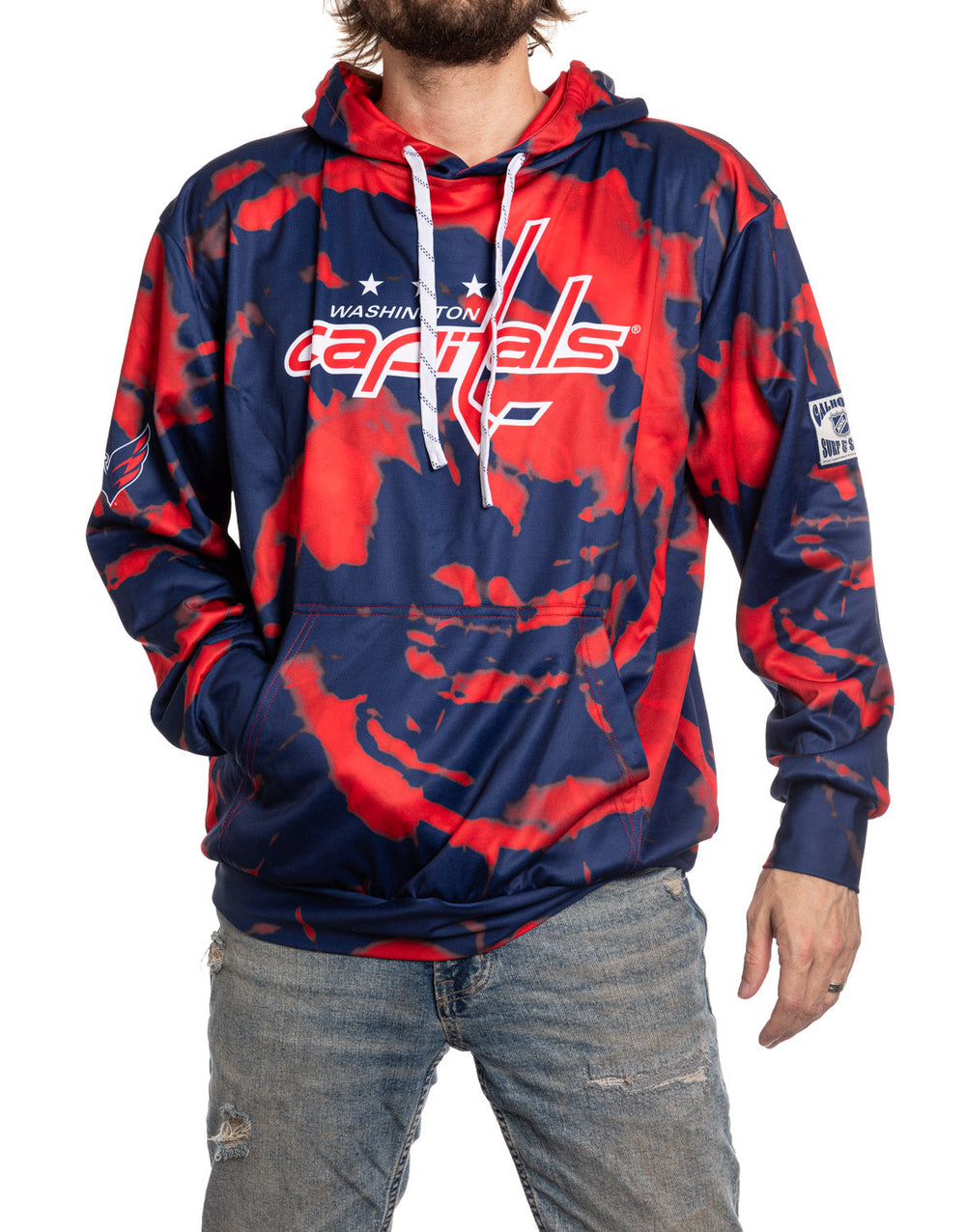 Sweat à capuche par sublimation Washington Capitals