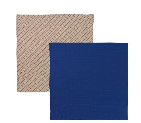 Iro Muslin - Pack of 2 - Blue