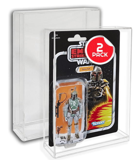 Acrylic Display Case for Star Wars & GI-Joe Carded 3.75" Action Figure Pack of 2 — EVORETRO Canada