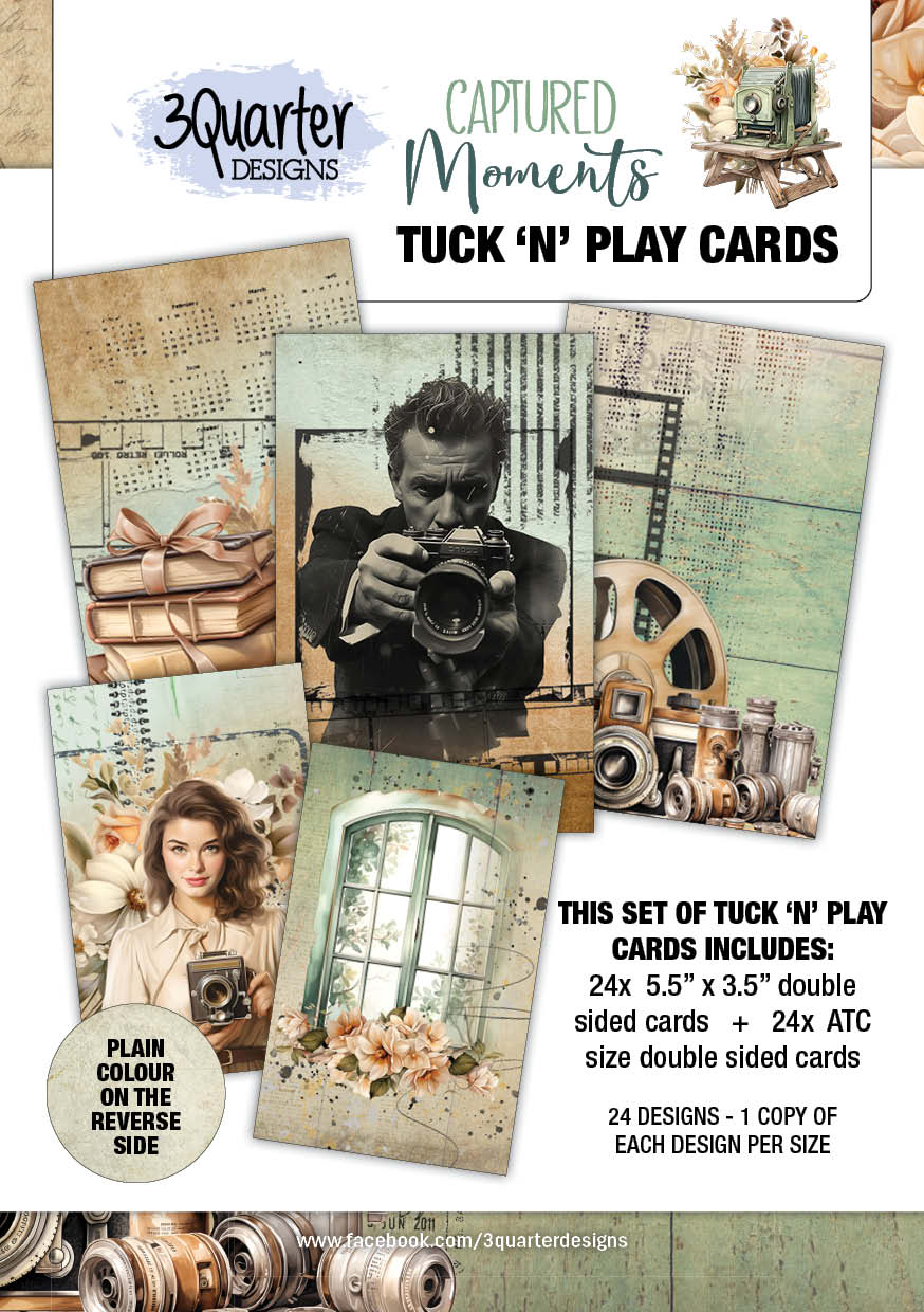 3Quarter Designs Moments capturés – Cartes Tuck N Play
