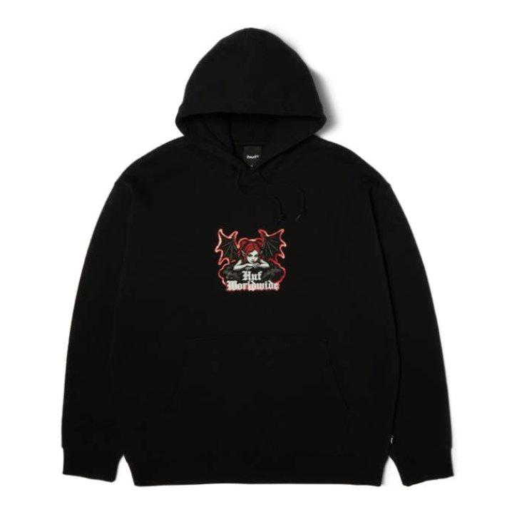 Chandail à capuchon HUF 'Bliss' - Noir