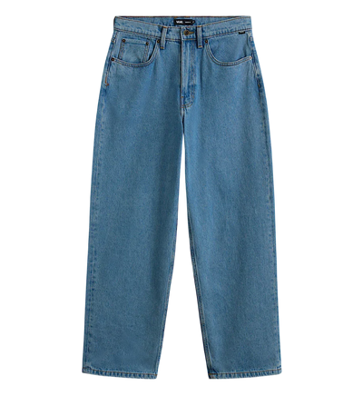 Vans 'Check-5' Baggy Jeans - Stonewashed Blue (Black Patch)